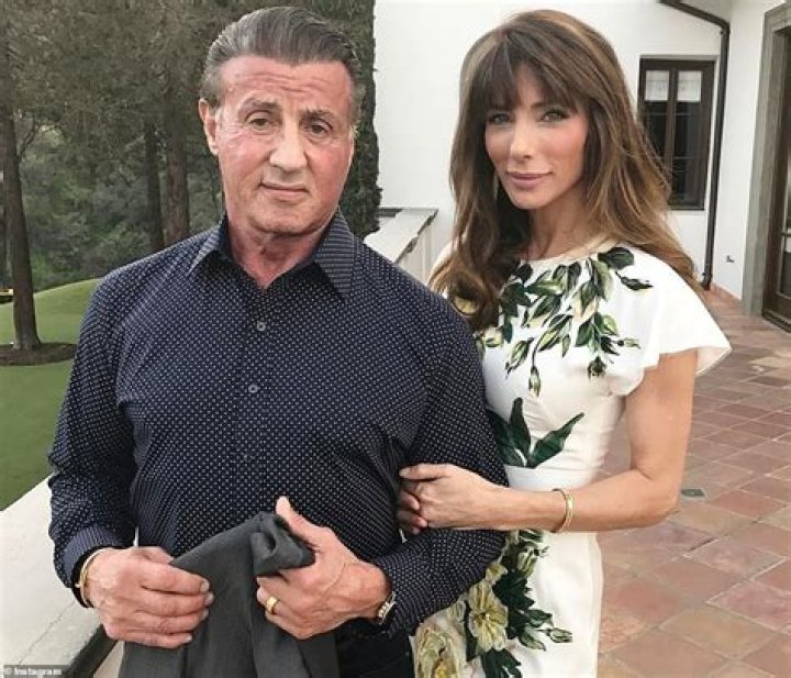 Sylvester Stallone Caught Hugging Wife Jennifer Flavin in Sardinia